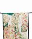 成人式振袖[新古典]明るい緑に白ぼかし裾紫・サーモンピンクの花々[身長170cmまで]No.890